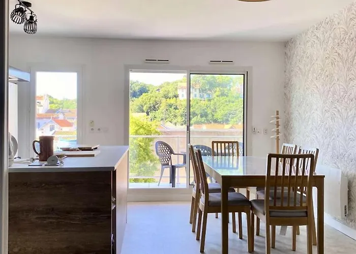 Les Oyats - T3 Renove 55m², Balcon Sud & Parking - Centre-ville Mae-9734 * アルカション